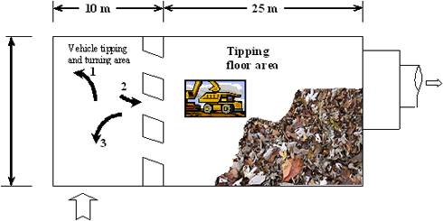 Figure 2 – Plan layout of the reception building