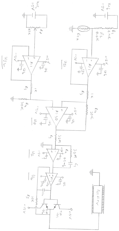 Figure 19. Completed circuit diagram with all components and values