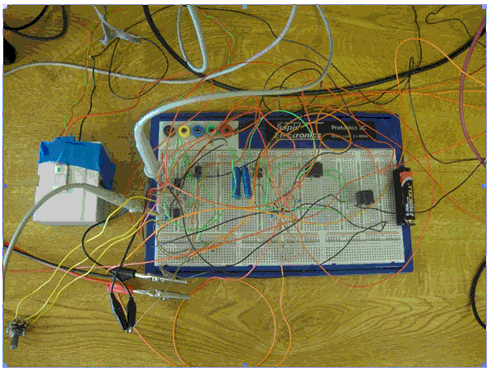 Figure 20. Fully constructed and operational circuit.