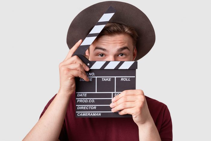 opened clapperboard