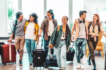 Students traveling