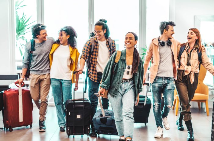 Students traveling